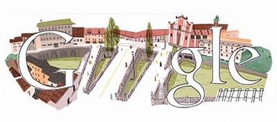 Google čačka- Jože Plečnik Google - Tromostovje (poklon Jožetu Plečniku)